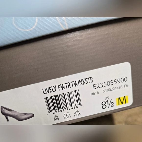 Life Stride, Lively Pewter Twinkstar Silver Heels Size 8.5 - Picture 5 of 6